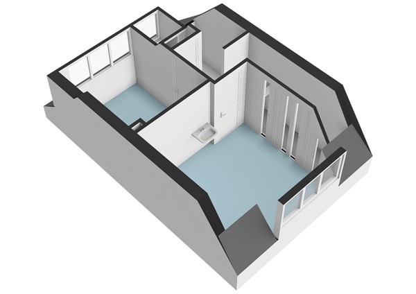 Floor plan - Oosthuizenstraat 9, 1023 TW Amsterdam 